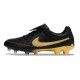New Nike Tiempo SE Elite FG Cleat Black Golden