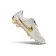 New Nike Tiempo SE Elite FG Cleat White Gold