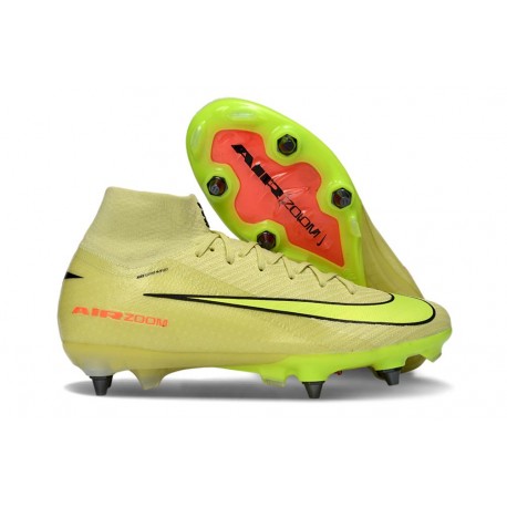 Nike Zoom Mercurial Superfly 10 Elite SG Pro Limelight Volt Hyper Crimson