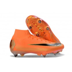 Nike Zoom Mercurial Superfly 10 Elite SG Pro Orange Black
