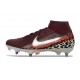 Nike Zoom Mercurial Superfly 10 Elite SG Pro Maroon Silver