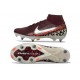Nike Zoom Mercurial Superfly 10 Elite SG Pro Maroon Silver