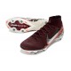 Nike Zoom Mercurial Superfly 10 Elite SG Pro Maroon Silver