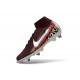 Nike Zoom Mercurial Superfly 10 Elite SG Pro Maroon Silver