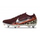 Nike Zoom Mercurial Vapor XVI Elite SG Pro United - Burgundy Crush Metallic Silver Universal Red Fossil