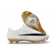 Nike Air Zoom Mercurial Vapor XVII Elite FG Cleats White Black Gold