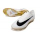 Nike Air Zoom Mercurial Vapor XVII Elite FG Cleats White Black Gold