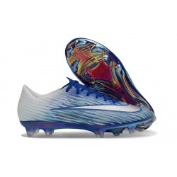 Nike Air Zoom Mercurial Vapor XVII Elite FG Cleats Blue White Silver
