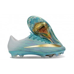 Green Gold Nike Mercurial Vapor 17 Elite Firm Ground Boots