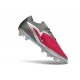 Nike Phantom 6 Elite Low FG Boot Red Grey Silver