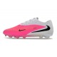 Nike Phantom 6 Elite Low FG Boot Pink White Black