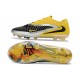Nike Phantom 6 Elite Low FG Boot Black Yellow Silver