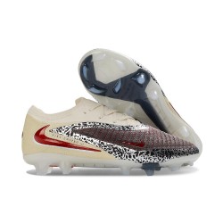Nike Phantom 6 Elite Low FG Boot Cream Red Black White