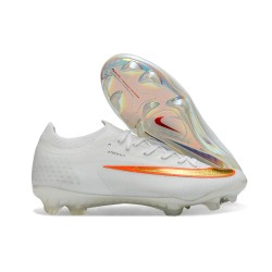 Nike Mercurial Vapor 17 Elite Firm Ground Boots White Golden