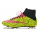 Cristiano Ronaldo Nike Mercurial Superfly 4 FG Soccer Boots Safari Yellow Pink