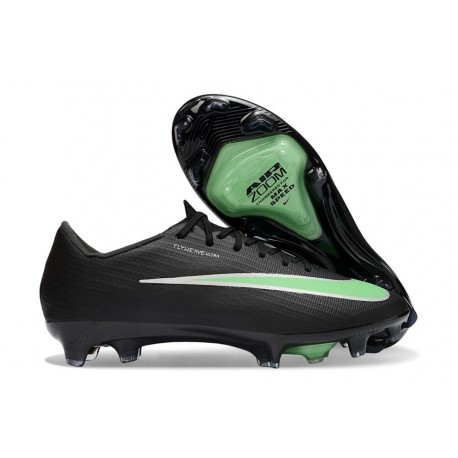 Nike New Mercurial Vapor XVII Elite FG Cleat Black Green