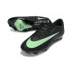 Nike New Mercurial Vapor XVII Elite FG Cleat Black Green