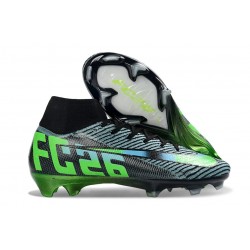 New Nike Mercurial Superfly 10 Elite FG Shoes Black Green