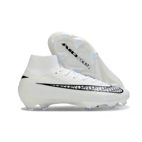 New Nike Mercurial Superfly 10 Elite FG Shoes White Black