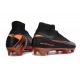 New Nike Mercurial Superfly 10 Elite FG Shoes Black Orange