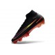 New Nike Mercurial Superfly 10 Elite FG Shoes Black Orange