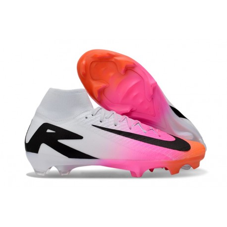 New Nike Mercurial Superfly 10 Elite FG Shoes Pink Black White