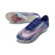 Nike New Mercurial Vapor XVII Elite FG Cleat Blue Silver Pink