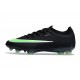 Nike New Mercurial Vapor XVII Elite FG Cleat Black Illusion Green