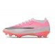 Nike Zoom Mercurial Vapor 17 Elite FG Soccer Shoes Pink White Silver