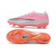 Nike Zoom Mercurial Vapor 17 Elite FG Soccer Shoes Pink White Silver
