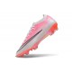 Nike Zoom Mercurial Vapor 17 Elite FG Soccer Shoes Pink White Silver