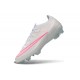 Nike Zoom Mercurial Vapor 17 Elite FG Soccer Shoes White Pink