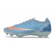 Nike Zoom Mercurial Vapor 17 Elite FG Soccer Shoes Cyan Orange