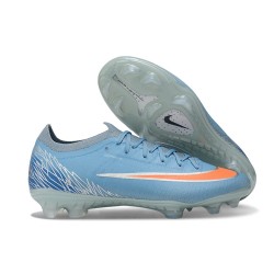 Nike Zoom Mercurial Vapor 17 Elite FG Soccer Shoes Cyan Orange