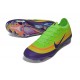 Nike Zoom Mercurial Vapor 17 Elite FG Soccer Shoes Green Yellow Purple