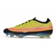 Nike Zoom Mercurial Vapor 17 Elite FG Soccer Shoes Yellow Black