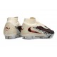Nike Phantom 6 Elite High FG Soccer Cleats Burgundy Crush Univ Red Fossil