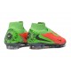 Nike Phantom 6 Elite High FG Soccer Cleats Crimson Green