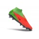 Nike Phantom 6 Elite High FG Soccer Cleats Crimson Green