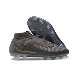 Nike Phantom 6 Elite High FG Soccer Cleats Med Ash Gold Amber Black