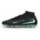 Nike Phantom 6 Elite High FG Soccer Cleats Black Green