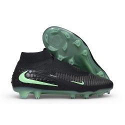 Nike Phantom 6 Elite High FG Soccer Cleats Black Green
