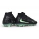 Nike Phantom 6 Elite High FG Soccer Cleats Black Green