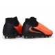 Nike Phantom 6 Elite High FG Soccer Cleats Crimson Black