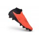 Nike Phantom 6 Elite High FG Soccer Cleats Crimson Black