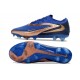New Nike Phantom 6 Elite Low Gras Soccer Cleats Royal Blue Golden