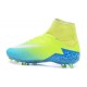 Nike Hypervenom Phantom II FG 2016 Mens Soccer Shoes Green Blue White