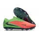 New Nike Phantom 6 Elite Low Gras Soccer Cleats Hot Punch Black Green Strike