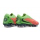 New Nike Phantom 6 Elite Low Gras Soccer Cleats Hot Punch Black Green Strike