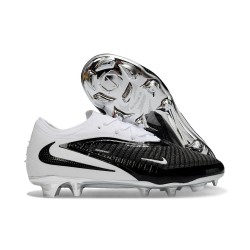New Nike Phantom 6 Elite Low Gras Soccer Cleats Black White